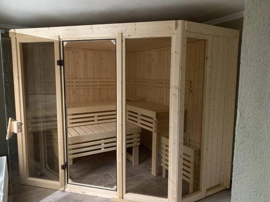 Waldferienhaus Dunja Mit Whirlpool, Sauna U Garten Hain  Extérieur photo